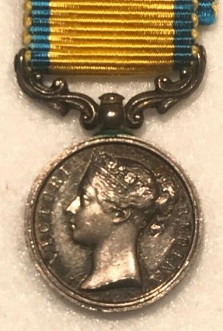 Period Contemporary Victorian Baltic Miniature Medal,  Silver