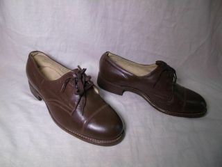 Soviet Russian Army Officer ' s Leather shoes size 41 4