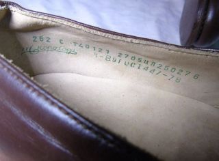 Soviet Russian Army Officer ' s Leather shoes size 41 8