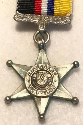 Period Contemporary Victorian Kimberley Star Miniature Medal 1900
