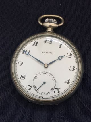Vintage Pocket Watch Zenith Orologio Montre Uhren