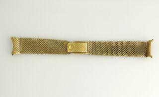 1961 18k Gold Patek Philippe Bracelet For 18mm Wide Lugs.  Signed Gay Freres Also