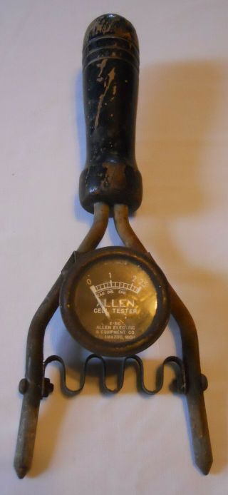 Michigan Kalamazoo,  Mich.  Mi Vintage Allen Cell Tester Allen Electric & Equip Co