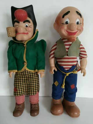 Vintage Mammy Pappy Yokum Lil Abner Comic Character Dolls Al Capp Baby Barry 50s