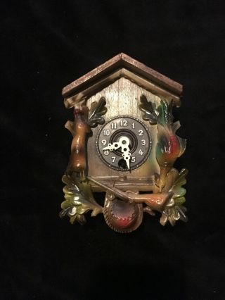 Albert Schawb Vintage Cuckoo Clock For Repair Or Parts