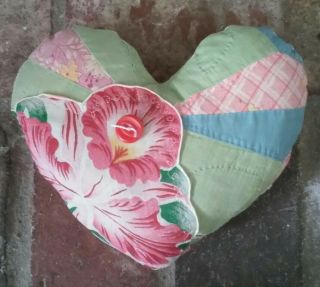 Cutter Quilt Heart Pillow 561.  Great Gift Idea