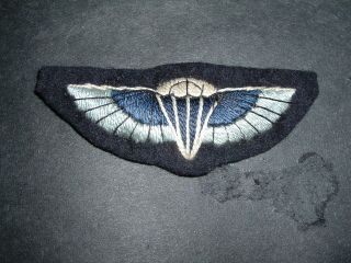 British S.  A.  S.  Special Air Service Embroidered Jump Wings Puffy Type