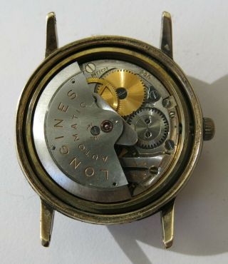 Vintage Longines c.  1960 ' s Automatic Solid 9k Gold Men ' s Wristwatch Cal.  290 3