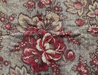 19th Century French Cotton Madder Print C1840s 72.