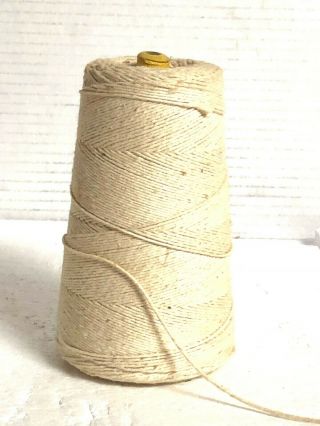 Vintage Antique Large Spool Of General Store Twisted Heavy String Twine
