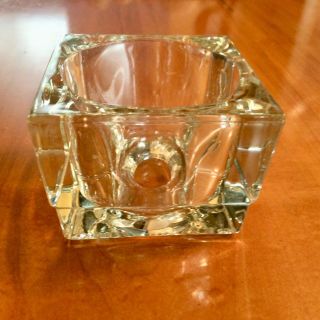 Vintage Gaetano Sciolari Mid Century Modern Ice Cube Glass Shade Lighting Light
