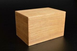 T6377: Japanese Wooden Paulownia Tea Ceremony Box Chabako Tea Ceremony