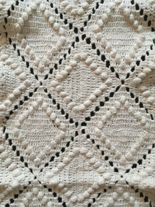 Antique 19th Century Handmade Crochet Lace Table Runner 33 " X 9 " Doily Look