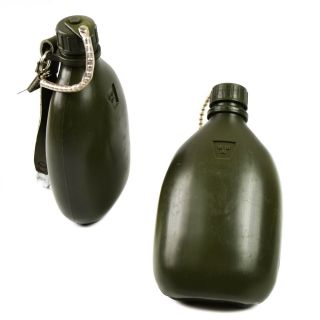 Sweden Swedish Army Canteen Webbing Belt Water Bottle Military.  1pcs