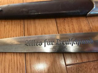 100 German WW2 SA dagger with authentic scabbard 4
