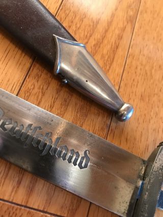 100 German WW2 SA dagger with authentic scabbard 8
