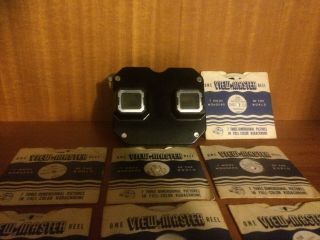 Vintage Viewmaster With Mixed Reels 1950s Toy - Not Battery Operated) Film Gift
