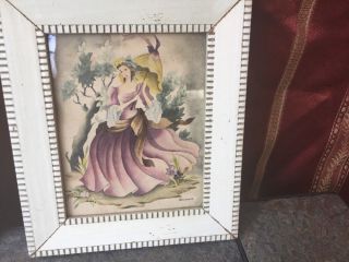 Antique Vintage 30 ' s 40 ' s GONE WITH THE WIND Lambert Products Framed Art Prints 4