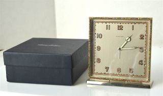 Brooks Brother Wingard Alarm Clock Rhinstone Rhinestone Decorated Very Good Cond
