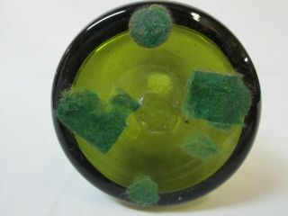 Vintage Mid Century Modern BLENKO Green Art Glass Pitcher 8