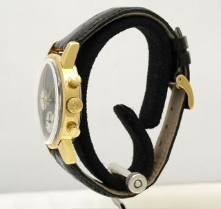 Rare Breitling TOP - TIME Panda gild dial 3 register chronograph watch Ref 810 4