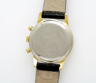 Rare Breitling TOP - TIME Panda gild dial 3 register chronograph watch Ref 810 5