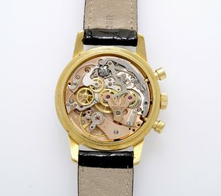 Rare Breitling TOP - TIME Panda gild dial 3 register chronograph watch Ref 810 6