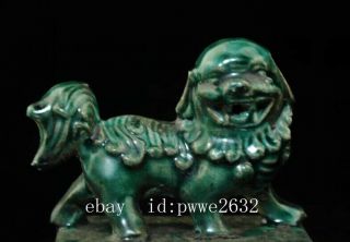 CHINESE old PORCELAIN lion statue seal c01 5