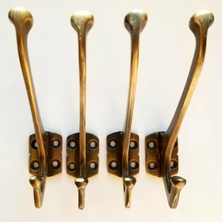 4 Arts and Crafts Mission Antique Style Coat Hat double hooks 4 