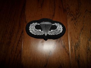 U.  S Military Army Airborne Jump Wings Embroidered Patch 4 " X 2 "