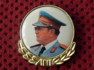 Sfrj Yugoslavia - Tito Korea Pin Badge