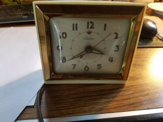 Vintage - Telechron Model 7h150 Electric Alarm Clock Part Only