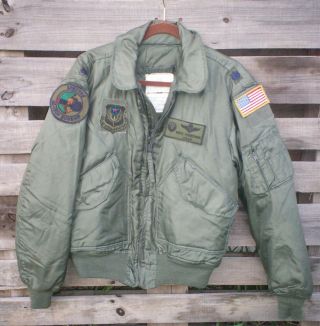 Jacket,  Flyers’,  Cold Weather,  Type Cwu - 45/p – Medium (38 - 40) – Named