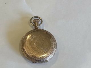 Antique American Waltham Admiral 14k Solid Gold Illinois Pocket Watch 61 Grams