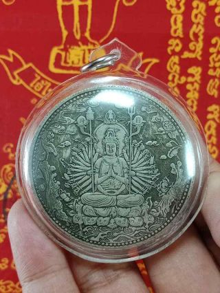 Phra Guanyin Goddess Magic Rich Wealth Lucky Success Thai Pendant Buddha Amulet