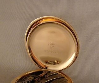 106 YEARS OLD E.  HOWARD 23j SERIES 8 14k GOLD FILLED OPEN FACE GREAT POCKET WATCH 12