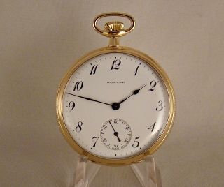 106 Years Old E.  Howard 23j Series 8 14k Gold Filled Open Face Great Pocket Watch