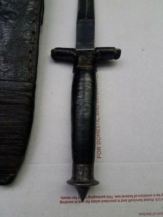 CASE V - 42 Fighting Military Knife WWII with Sheath Devils Brigade 6