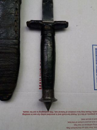 CASE V - 42 Fighting Military Knife WWII with Sheath Devils Brigade 8