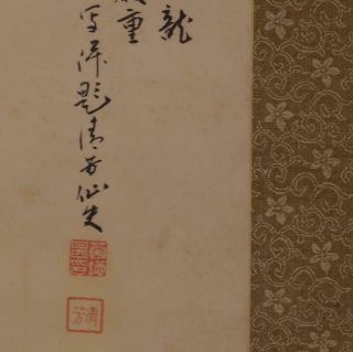 1757 Japanese Hanging Scroll: Pine Tree 3
