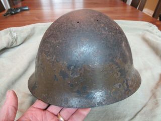 WWII Japanese Helmet - Vet Bring Back 3
