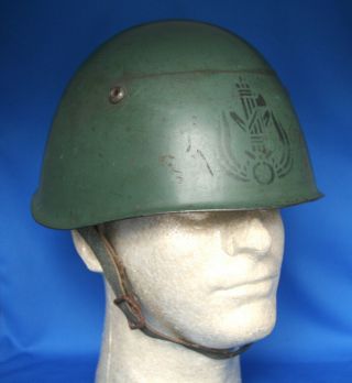 Ww2 Italian M33 Helmet - Fascist Militia Insignia