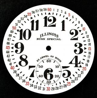 Perfectly Flawless Illinois " Bunn Special 23 Jewel 60 Hour " 16s Rr Dial 163 60hr