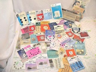 Sew On Snaps Hooks Eyes Loops Fasteners On Cards Etc Vintage Antique Mixed Sizes
