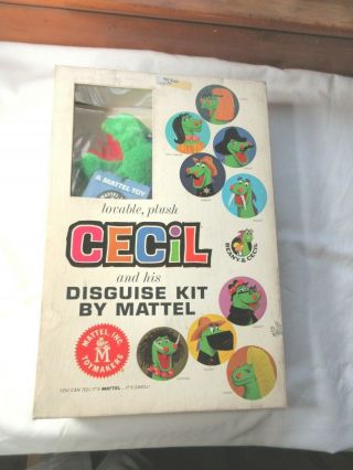 Cecil The Seasick Serpent Disguise Kit By Mattel Circa 1962