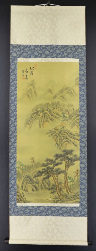 CHINESE HANGING SCROLL ART Painting Sansui Landscape E7431 2