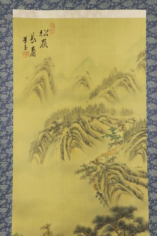 CHINESE HANGING SCROLL ART Painting Sansui Landscape E7431 3