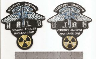 271 Us Army Sf Halo Freefall Nuclear Team Patch