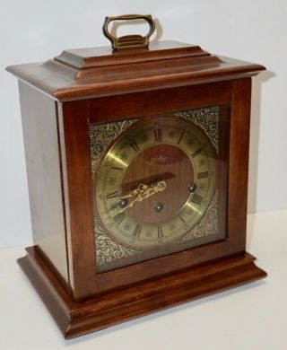 Vintage,  Chiming,  2 Jewel Welby Mantle Clock Made In Germany,  Key - 500/7