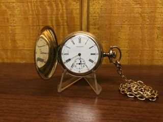 Vintage American Waltham Watch Co.  15 Jewels Pocket Watch Running